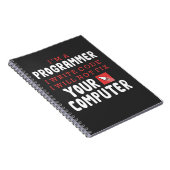 Funny Programer Computer Repair Coder Humor Notizblock (Rechte Seite)