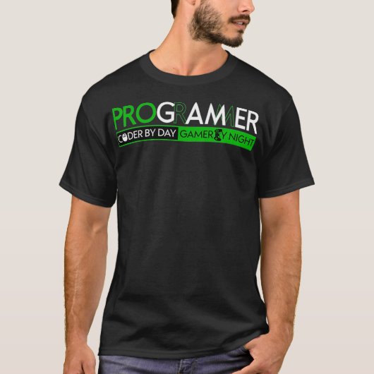 Funny PROGRAMER Gamer and Coder Computer Geek for T-Shirt (Vorderseite)