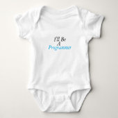 Funny Programmer Baby Bodysuit Säugling Ein Stück Baby Strampler (Vorderseite)