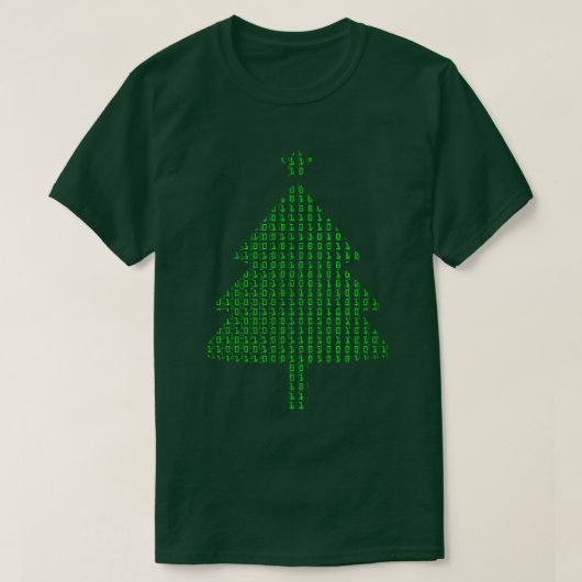 Funny Programmer Christmas Tree Developer Nerd Gee T-Shirt (Design vorne)