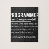 Funny Programmer Code Developer Definition Puzzle (Vertikal)