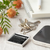 Funny Programmer Code Developer Definition Schlüsselanhänger (Seite)