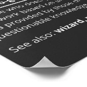 Funny Programmer Code Developer Meaning Definition Poster (Ecke)