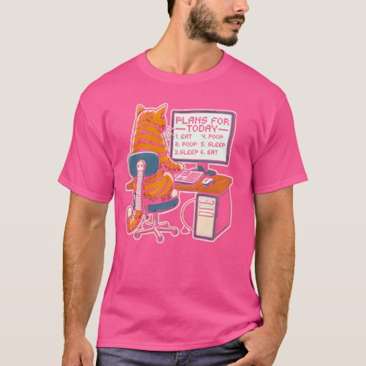 Funny Programmer Coder Computerprogrammierung Katz T-Shirt (Vorderseite)