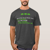 Funny Programmer Coding Debugger Hacker Computer T-Shirt (Vorderseite)