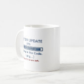 Funny Programmer Coding Kaffeetasse (Vorderseite Links)