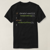 Funny Programmer Debugger Coffee Lover Geschenkpro T-Shirt (Design vorne)