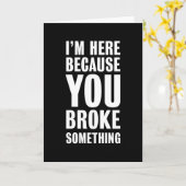 Funny Programmer Gift für Coding-Nerd Karte (Gelbe Blume)