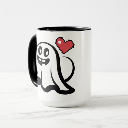 Funny Programmer Halloween Tasse (Vorderseite Links)