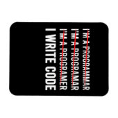 Funny Programmer I Wite Code Magnet (Horizontal)