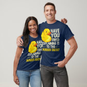 Funny Programmer Rubber Duck Debugging T-Shirt (Unisex)