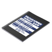 Funny Programmer Stundenrate Computer IT Coder Notizblock (Linke Seite)