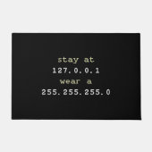 Funny programmieren für codierer - schwarze Doorma Fußmatte (Vorderseite)