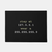 Funny programmieren für codierer - schwarze Doorma Fußmatte (Vorderseite)