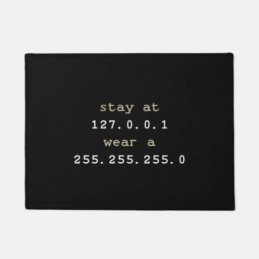 Funny programmieren für codierer - schwarze Doorma Fußmatte (Vorderseite)