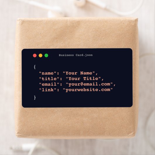 Funny Programmierer-Visitenkarte| Entwickler (Insitu)