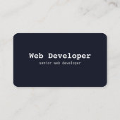 Funny Programmierer-Visitenkarte| Entwickler Visitenkarte (Rückseite)