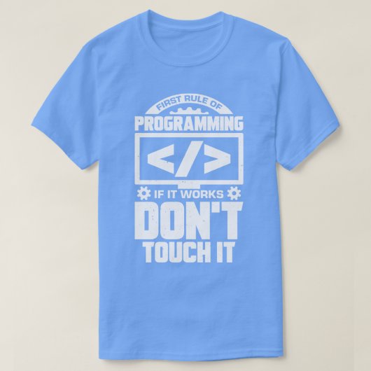Funny Programming Coding Programmer Coder Geschenk T-Shirt (Design vorne)
