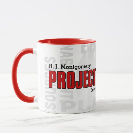 Funny Project Management Engineer mit Namen Tasse (Links)