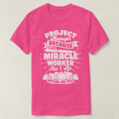 Funny Project Manager-Geschenk T-Shirt (Design vorne)