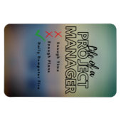 Funny Project Manager Müller Fire Magnet (Horizontal)