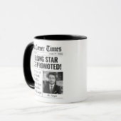 Funny Promotion Gift Custom Newspaper Headline Tasse (Vorderseite Links)