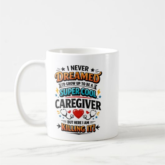 Funny Property Caregiver | Happy Caregiver Kaffeetasse (Links)