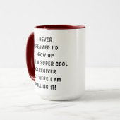 Funny Property Caregiver | Happy Caregiver Tasse (Vorderseite Links)