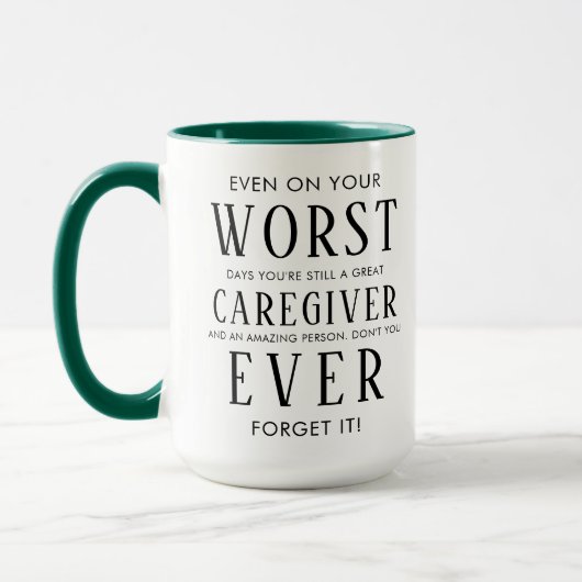 Funny Property Caregiver | Happy Caregiver  Tasse (Links)