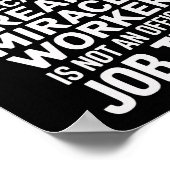 Funny Property Manager Kunst Poster (Ecke)