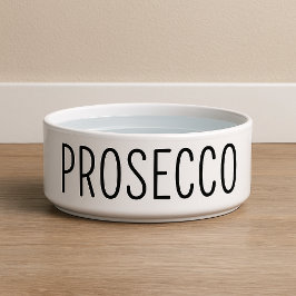 Funny Prosecco Dog Napf