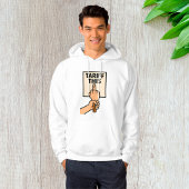 Funny Protest Sign Tarif dieser Mittelfinger Hoodie