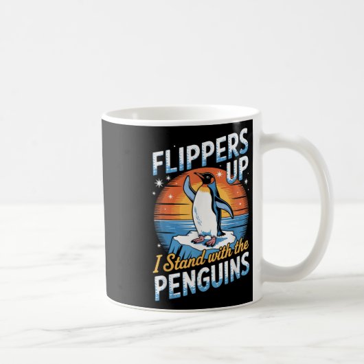 Funny Protest Zollpinguine Protest gegen Tari Kaffeetasse (Rechts)