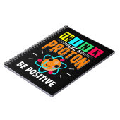 Funny Proton Spaß Physiker Notizblock (Linke Seite)