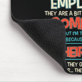 Funny Proud Boss Employee Appreciation Office Men  Mousepad (Ecke)