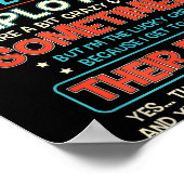 Funny Proud Boss Employee Appreciation Office Men Poster (Ecke)