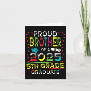 Funny Proud Bruder von einer Cl von 2025 5. Grad G Karte