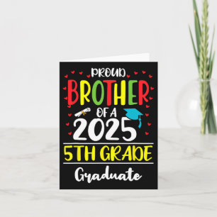 Funny Proud Bruder von einer Cl von 2025 5. Grad G Karte