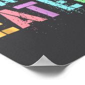 Funny Proud Crayon Eater Military Veteran Dad Offi Poster (Ecke)