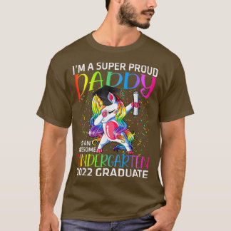 Funny Proud Daddy von einer Klasse des Kindergarte T-Shirt