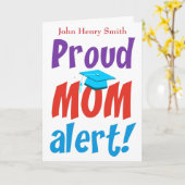 Funny Proud Mama Abschluss Herzlichen Glückwunsch Karte (Gelbe Blume)