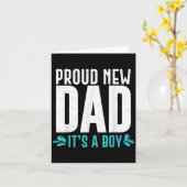 Funny Proud New Dad It's A Boy Gift For Men Cool N Karte (Gelbe Blume)