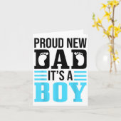Funny Proud New Dad It's A Boy Gift For Men Cool N Karte (Gelbe Blume)