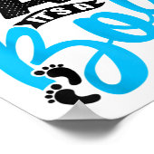 Funny Proud New Dad It's A Boy Gift For Men Cool N Poster (Ecke)