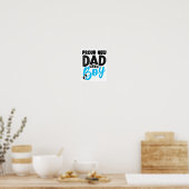 Funny Proud New Dad It's A Boy Gift For Men Cool N Poster (Küche)