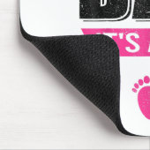 Funny Proud New Dad It's A Girl Gift For Men Cool Mousepad (Ecke)