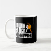 Funny Proud New House Young Black Homeowner Housew Kaffeetasse (Links)