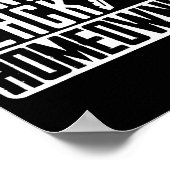 Funny Proud New House Young Black Homeowner Housew Poster (Ecke)