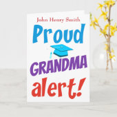 Funny Proud Oma Abschluss Karte (Gelbe Blume)
