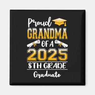 Funny Proud Oma von einer Cl von 2025 Grad Grad Gr Magnet